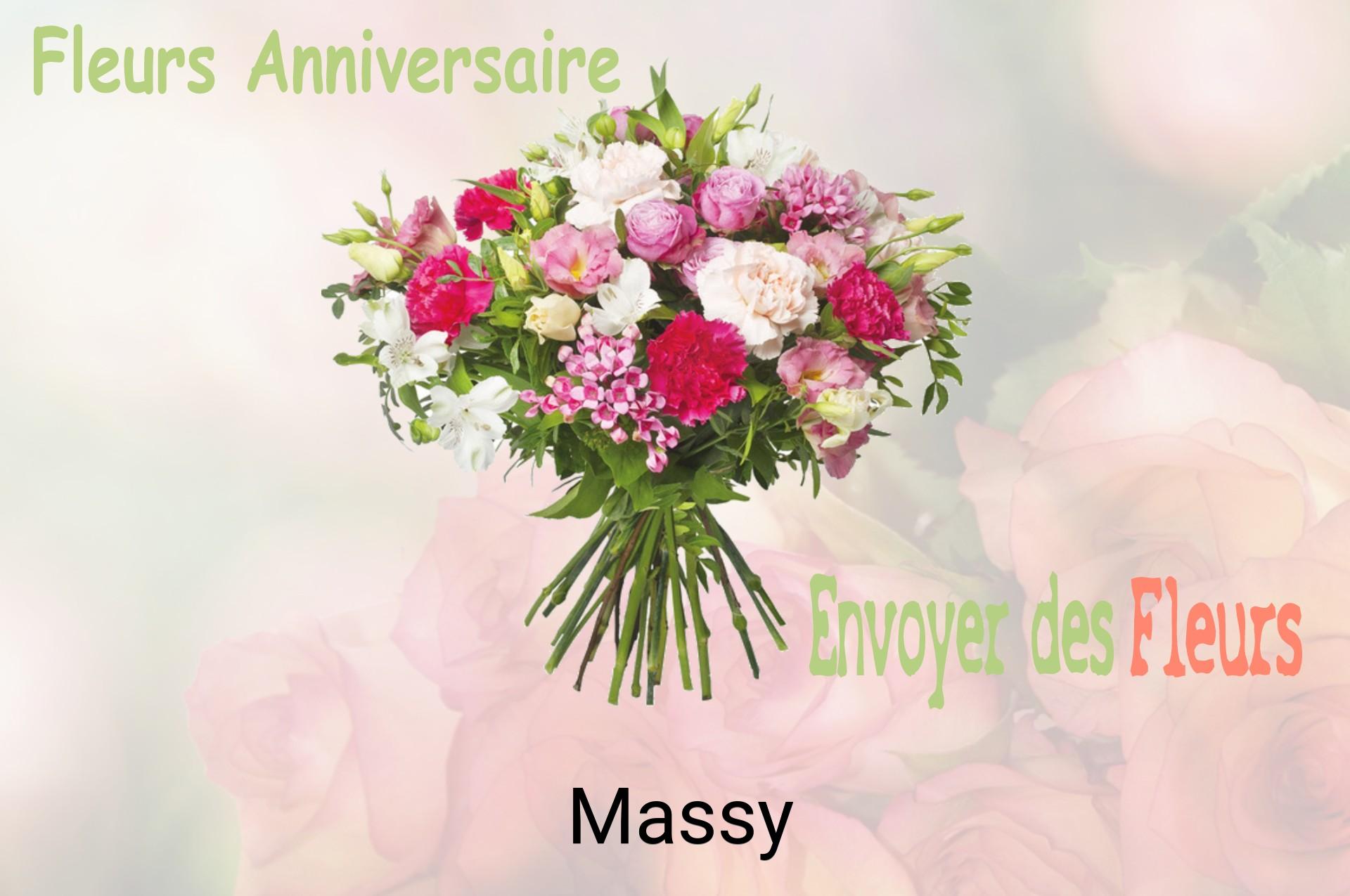 Bouquet de fleurs d’anniversaire livré à Massy