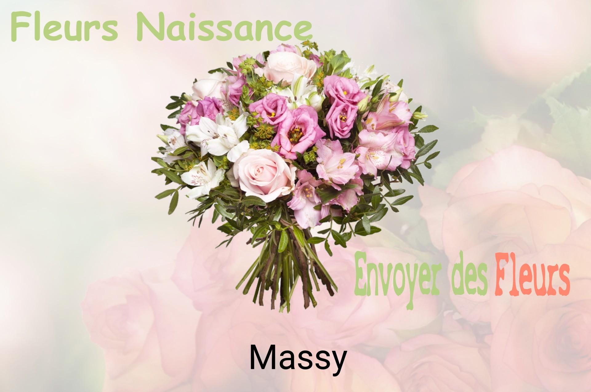 Bouquet de fleurs de naissance livré à Massy