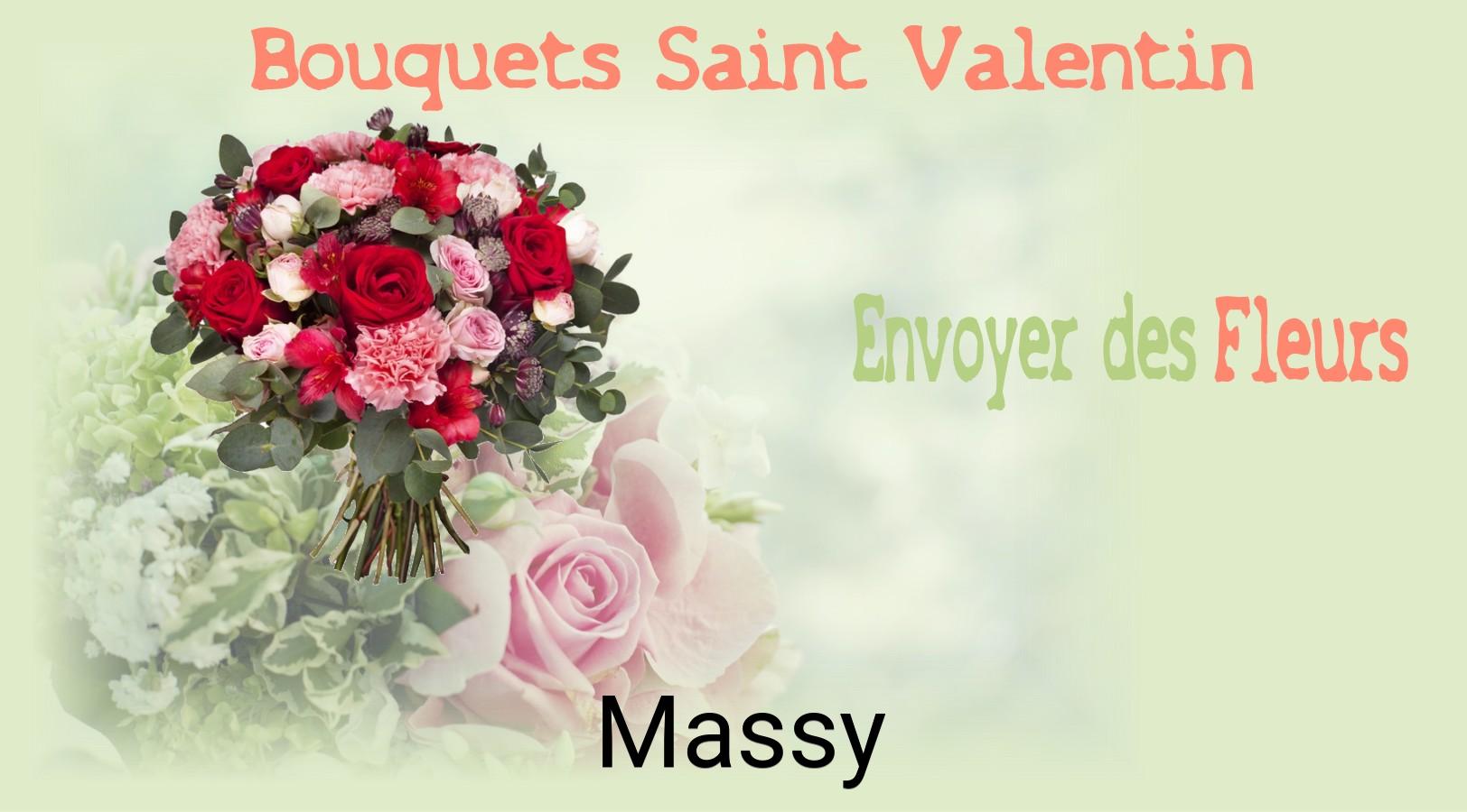 Roses de Saint-Valentin livrées à Massy